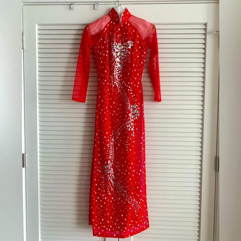 Bridal Ao Dai & Headpiece